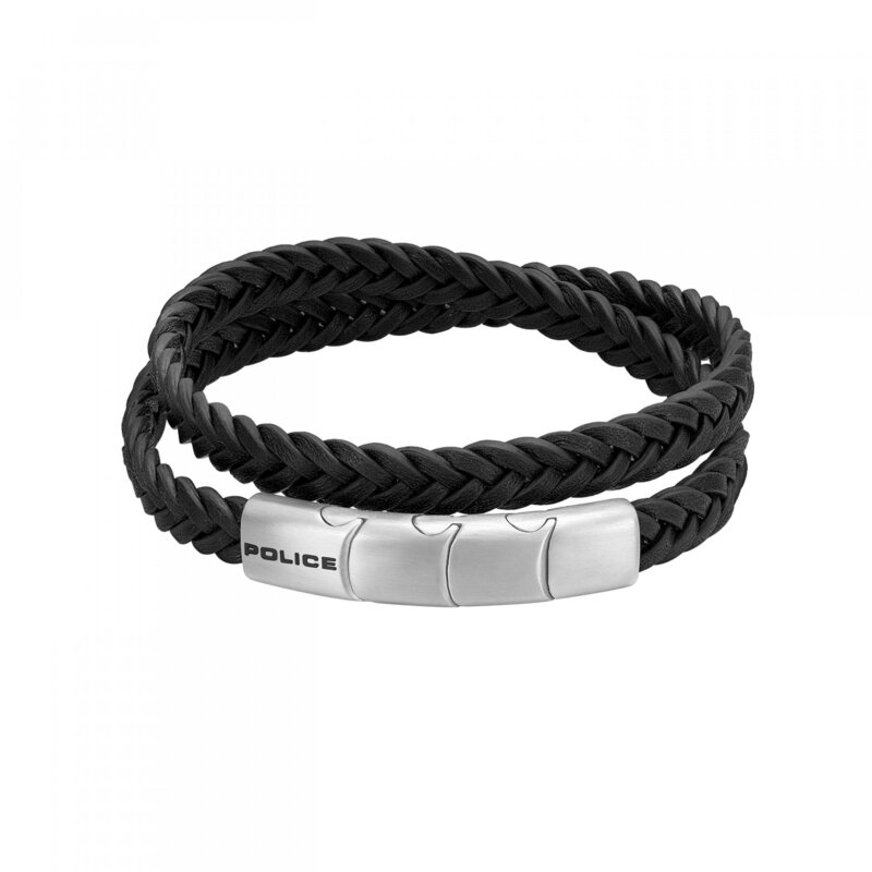 Pulseira Police Braid Preta