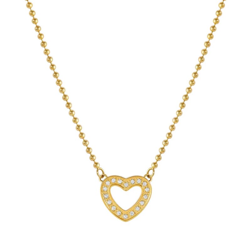 Colar Nomination D'amore Coração Dourado