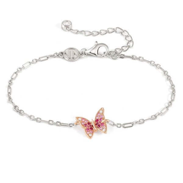 Pulseira Nomination Crysalis Borboleta Rosa