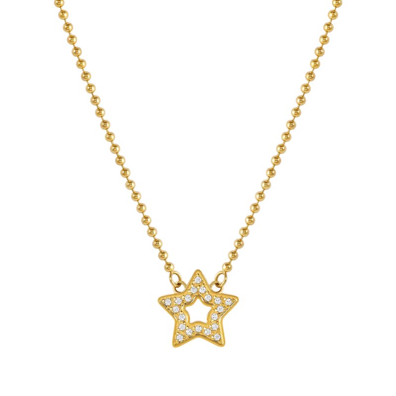 Colar Nomination D'amore Estrela Dourada