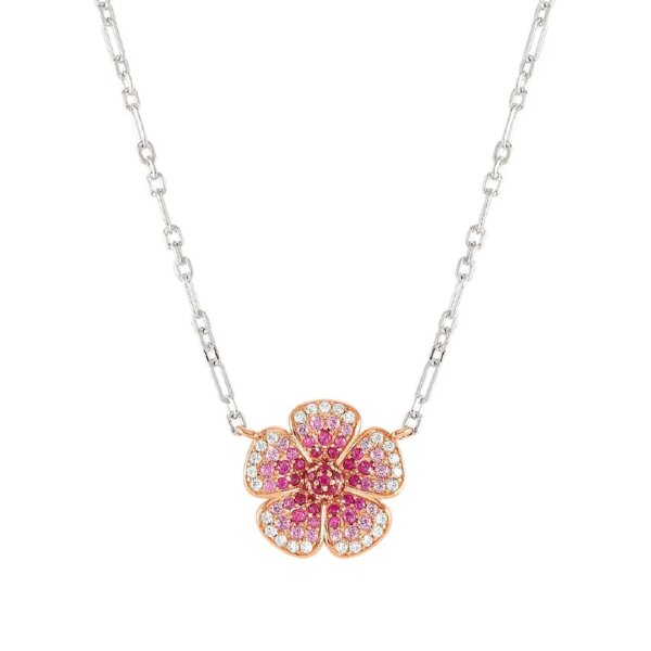 Colar Nomination Crysalis Flor Rosa