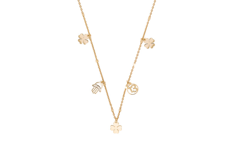 Colar Eugénio Campos Lucky Charms Dourado