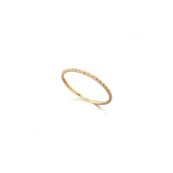 Anel Le Carré Ouro 18K Diamante 0,04ct
