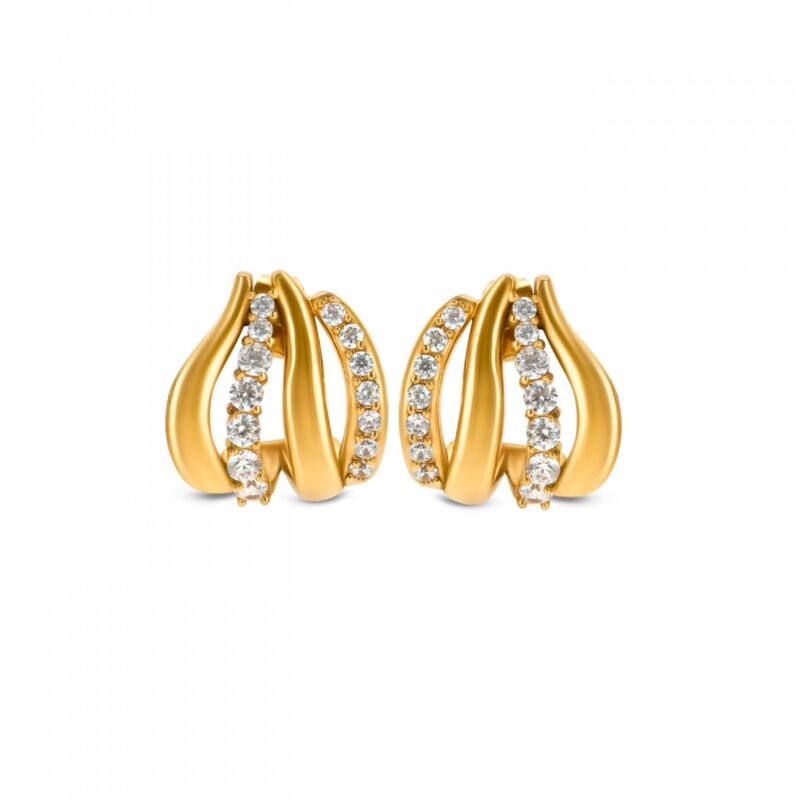 Brincos One Senhora Refined Gold