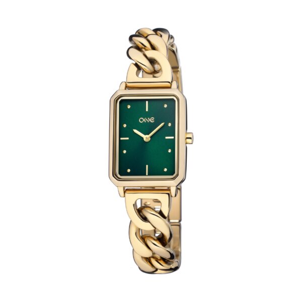 Relógio One Dare Gold Green