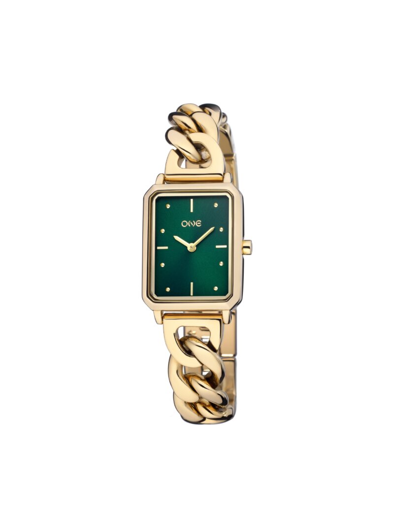 Relógio One Dare Gold Green