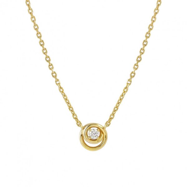 Colar Nomination Cosmic Love Pedra Dourado