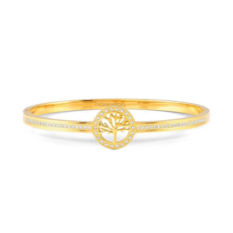 Pulseira Pretty Bangles Árvore da Vida Dourada S