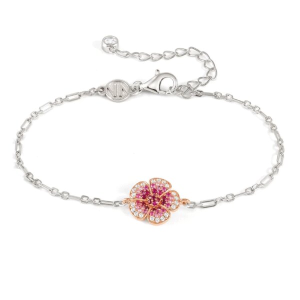 Pulseira Nomination Crysalis Flor Rosa