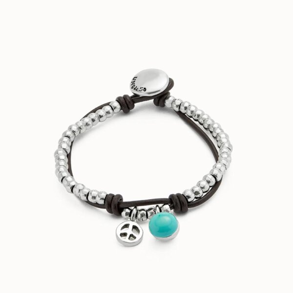 Pulseira Uno de 50 com Pedra de vidro de Murano
