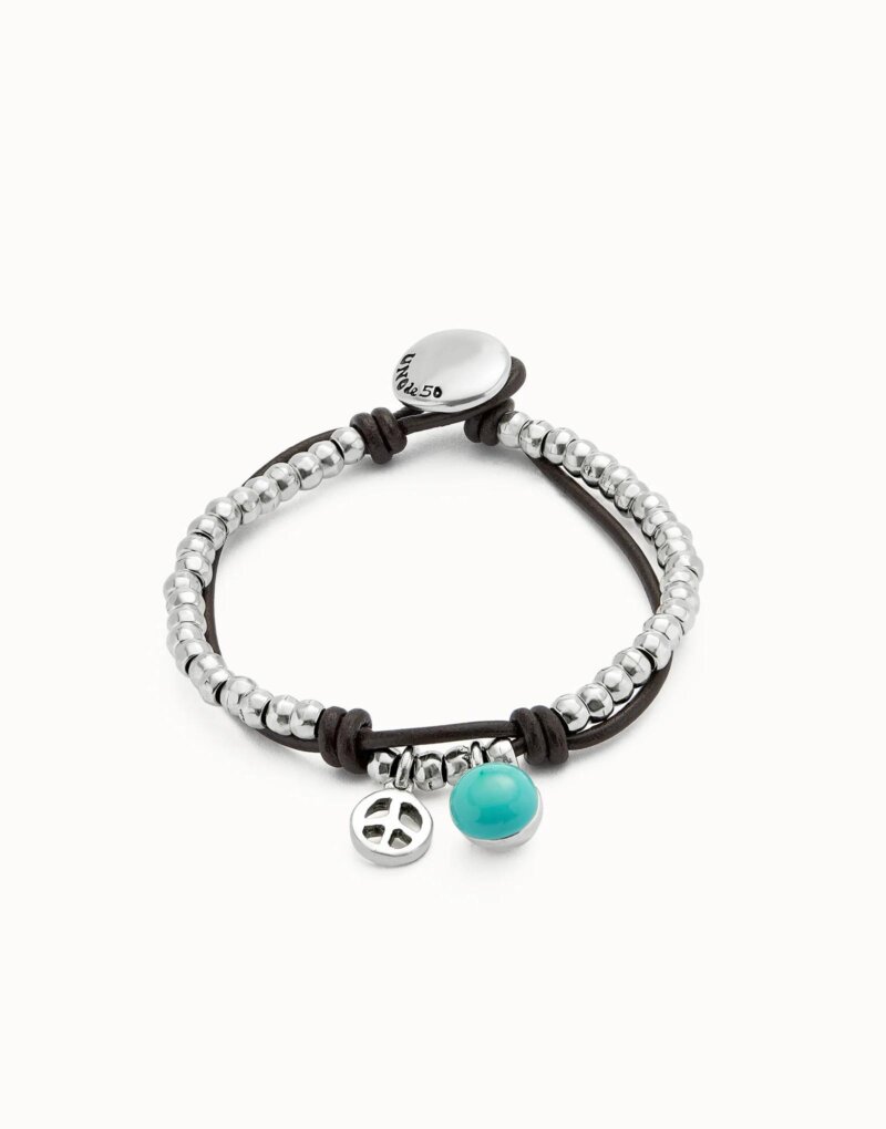 Pulseira Uno de 50 com Pedra de vidro de Murano