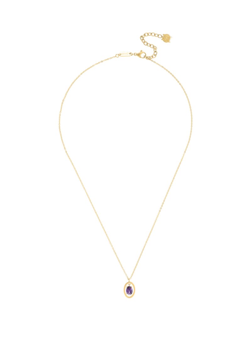 Colar One Birthstone Fevereiro - Sabedoria