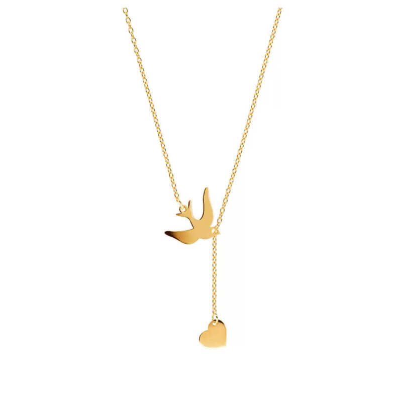 Colar Eugénio Campos Love Bird Dourado - Image 2