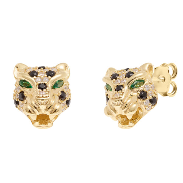 Brincos Eugénio Campos Jaguar Dourados