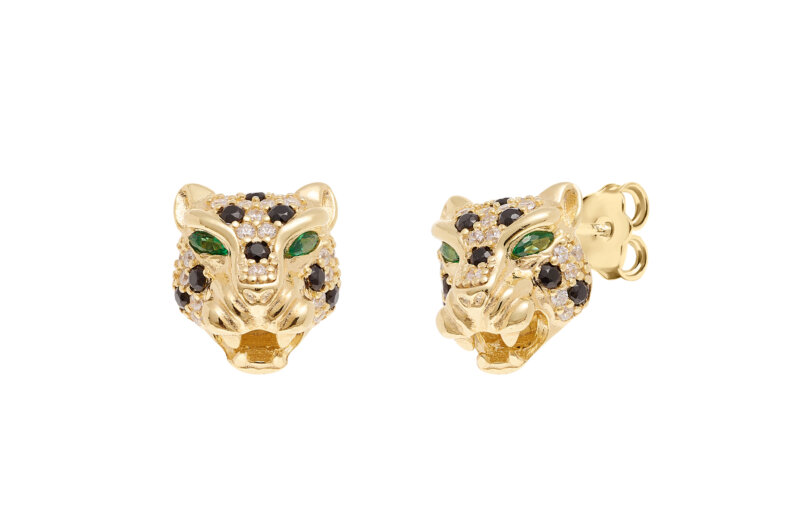 Brincos Eugénio Campos Jaguar Dourados