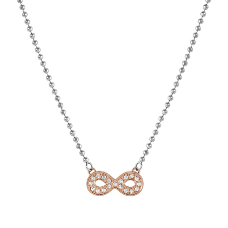 Colar Nomination D'amore Infinito Rose Gold
