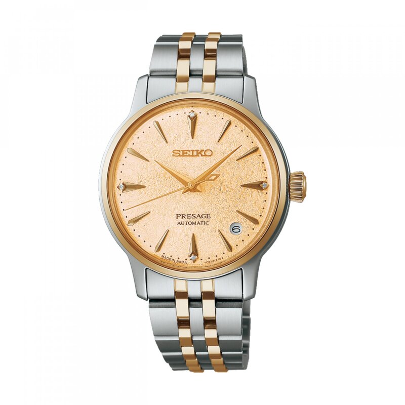 Relógio Seiko Presage Cocktail Lady Frozen Dourado - Image 2