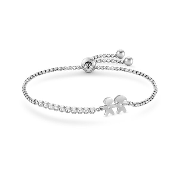 Pulseira Nomination Millelluci Menino Menina Prateada