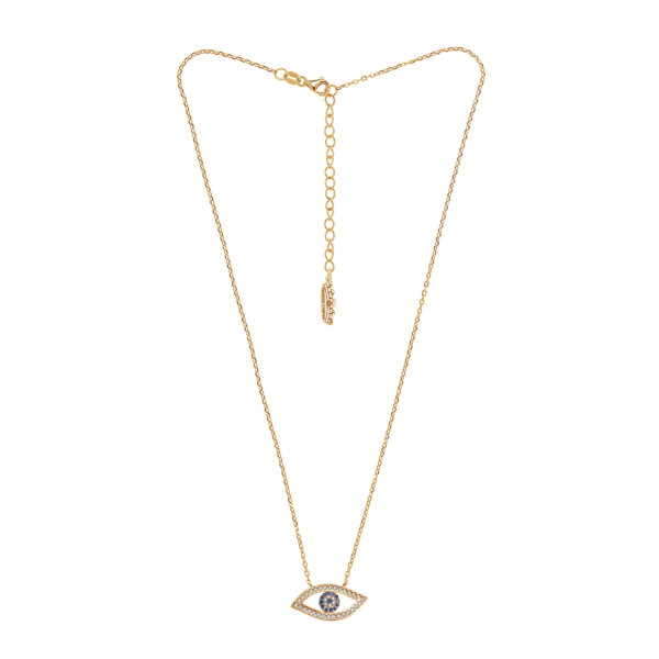 Colar Eugénio Campos Blue Mystic Eye Dourado