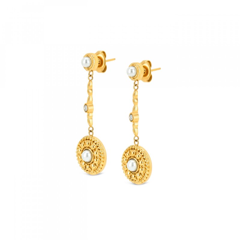 Brincos One Senhora Ophelia Long Gold - Image 3