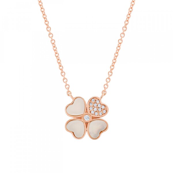 Colar Unike Love In Rose Trevo