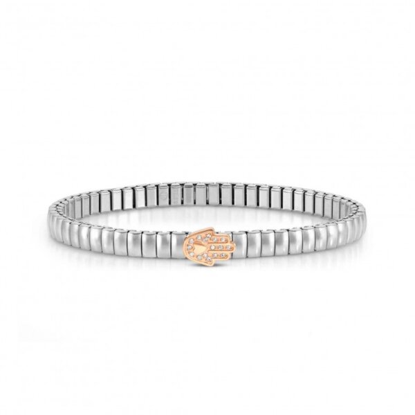 Pulseira Nomination Mão de Fátima Rose Gold