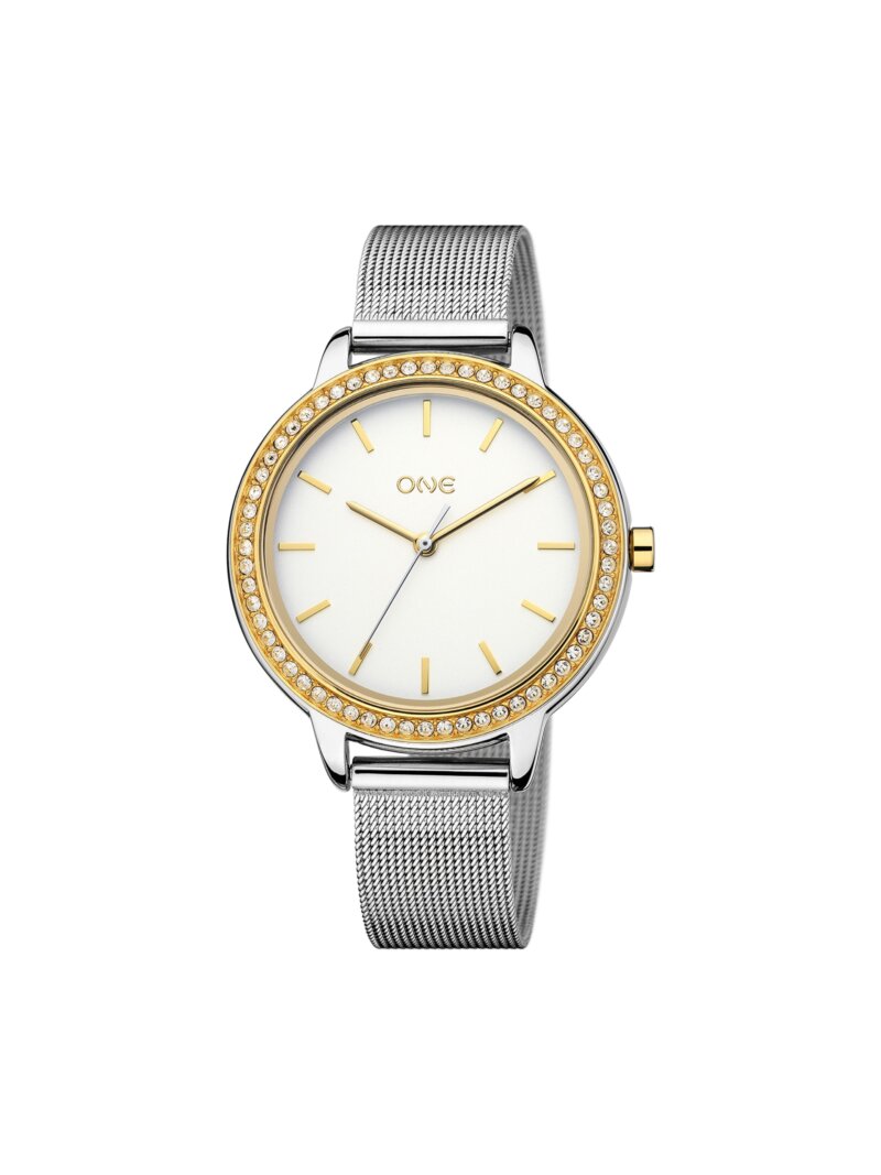 Relógio One Senhora Twin Spark Bicolor Mesh