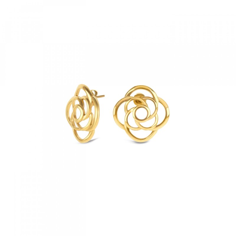Brincos One Senhora Rose Blossom Gold - Image 2