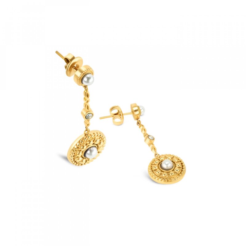 Brincos One Senhora Ophelia Long Gold - Image 2