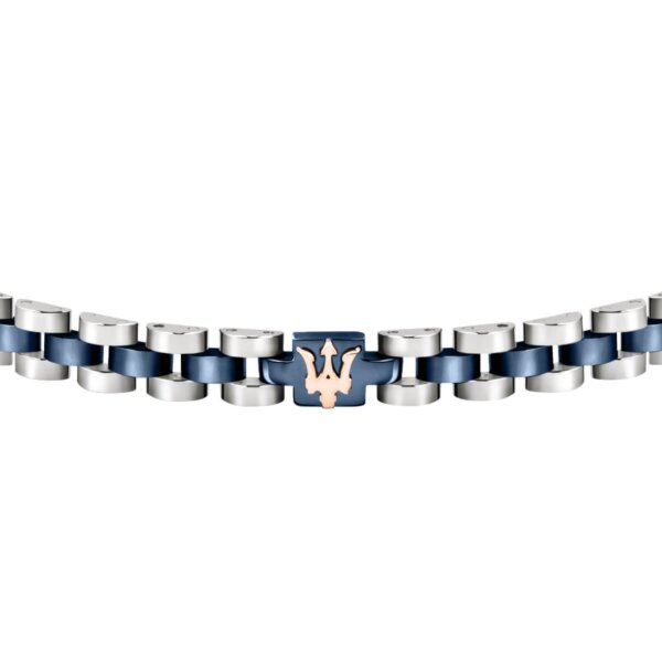Pulseira Maserati Gioielli Prateada e Azul