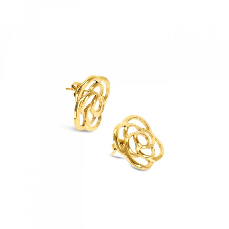 Brincos One Senhora Rose Blossom Gold - Image 3