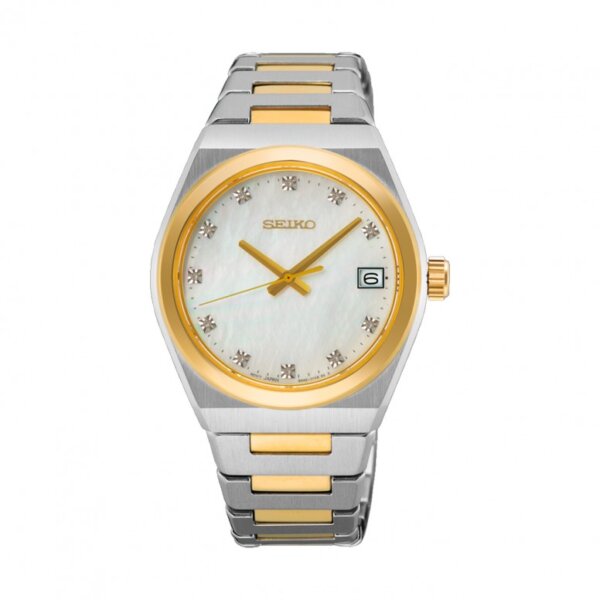 Relógio Seiko Mulher Clássico Bicolor