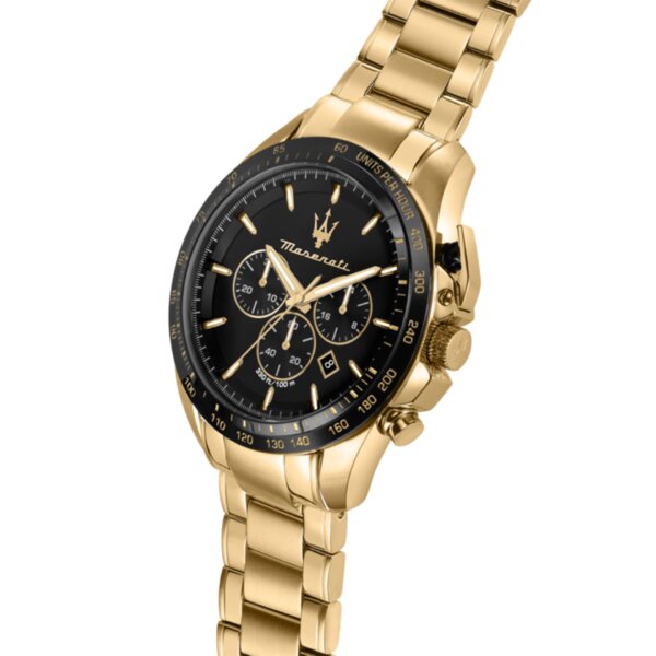 Relógio Maserati Traguardo Dourado