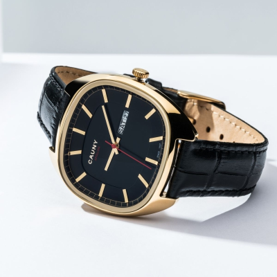 RELOGIO CAUNY APOLLON DAY DATE BLACK