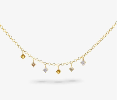 COLAR GOLD C/ PEDRAS