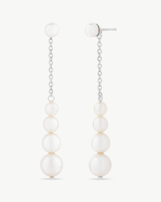 BRINCOS,MAJORICA,PETIT,4-7MM, PRATA 925