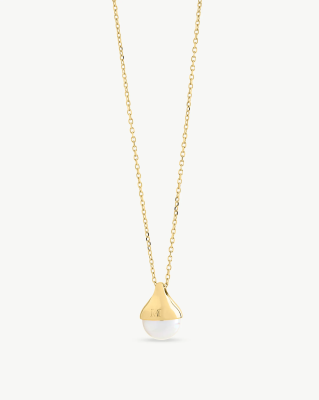 COLAR MAJORICA DROP DOURADO