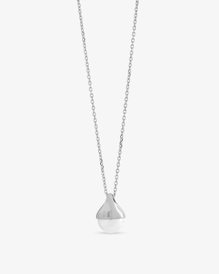 COLAR MAJORICA DROP PRATEADO