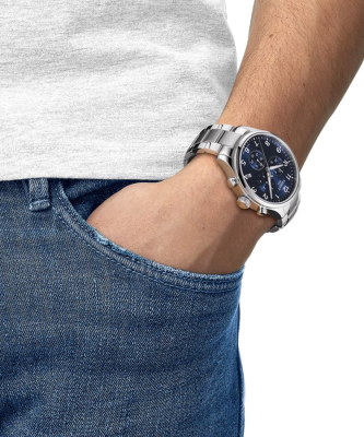 TISSOT CHRONO XL CLASSIC BLUE / STEEL