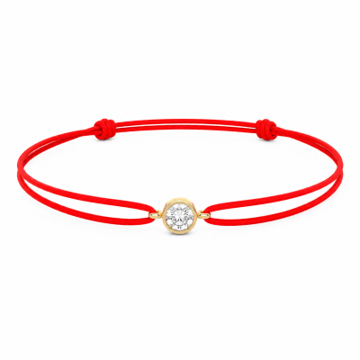 PULSEIRA 18K FIO NYLON C DIAMANTE