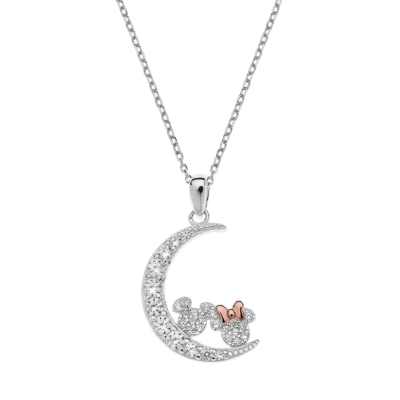 COLAR DISNEY MICKEY E MINNIE NA LUA