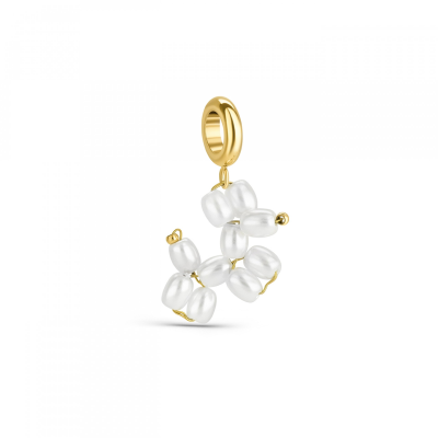 Charme One Energy Pearl Dog Gold