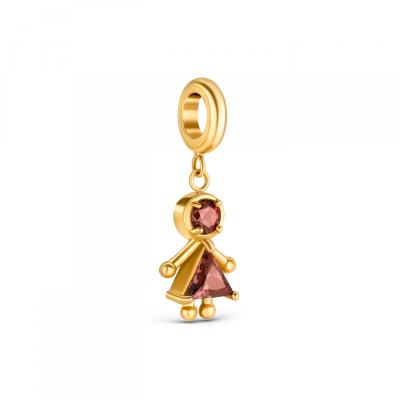 Charme One Energy Berry Girl Crystal Gold